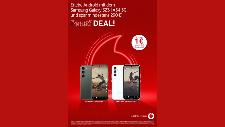 Angebote im Vodafone Shop Murnau: Samsung Galaxy S23 und Galaxy A54 5G zum Top-Preis 1