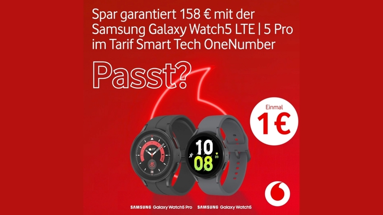 Sparen mit Stil: Sichere Dir jetzt die Samsung Galaxy Watch5 LTE oder 5 Pro mit Vodafone - Ein Leitfaden für den Smart Tech OneNumber Tarif